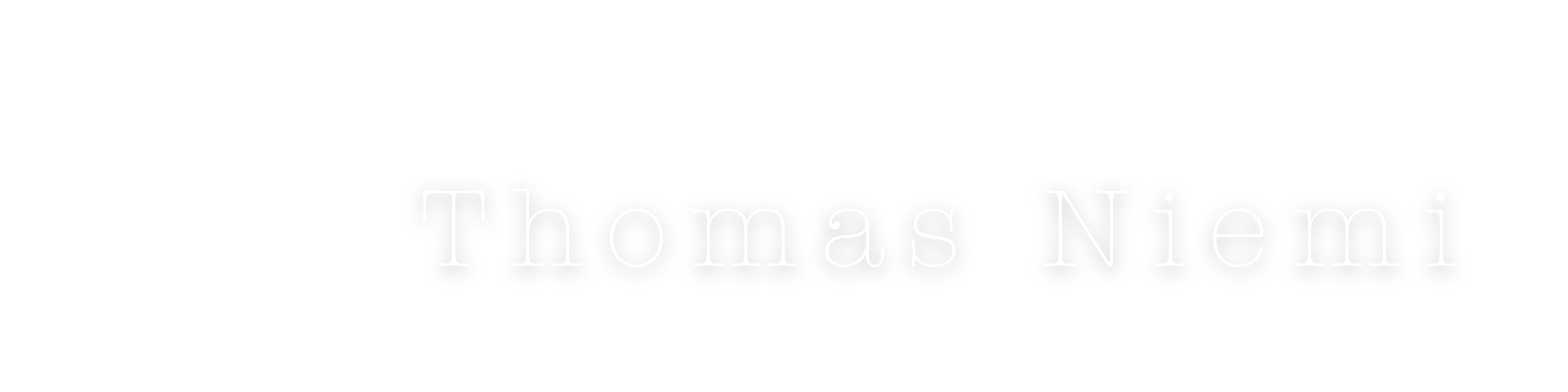 Logo Thomas Niemi Photografer